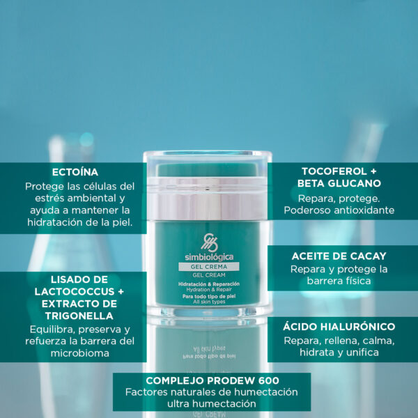Gel Crema Hidratante Simbiológica X 50 ml - Imagen 3